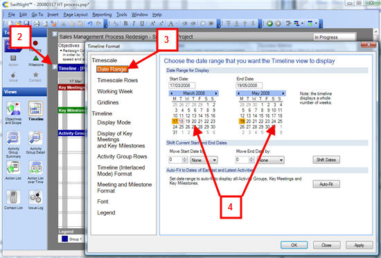 Swiftlight Project Managment Software Getting Started Step 2b